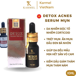 Serum Detox Acnes -Loại Bỏ Mụn đầu đen bã nhờn, da sần vỏ cam, mờ vết thâm nám, tái tạo da, dưỡng trắng da Karmel (Sỉ)