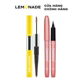 Combo Lemonade bút kẻ mắt SuperNatural 1g và chì kẻ mày 2 đầu Want It Got It 2.75g