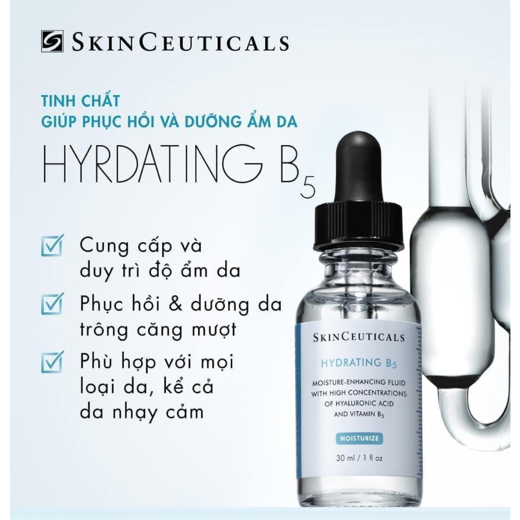 Serum SkinCeuticals Hydrating B5 (Bản Pháp) (15ml) - serum b5 cấp nước skinceuticals 15ml full box