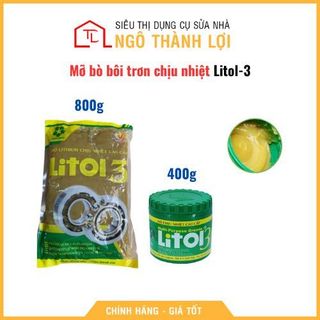 Mỡ bò bôi trơn chịu nhiệt Litol-3 đa chức năng 400g, 800g