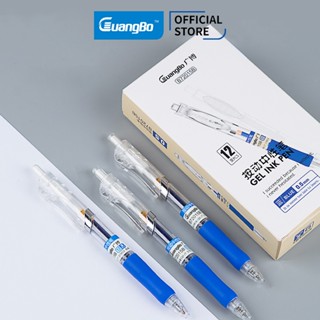 Bút Bi Nước Mực Gel Ngòi 0.5mm Màu Đen Thiết Kế Vỏ Trong Suốt Dành Cho Văn Phòng Sinh Viên Học Sinh B72015