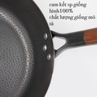 Chảo chống dính men đá Nhật 28cm đen