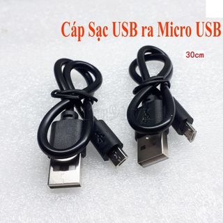 Cáp sạc android usb 2.0 ra micro usb 30cm