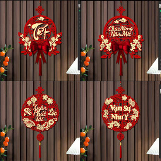 Decor treo cửa, treo tường Tết 2026 - Trang trí Tết may mắn, tài lộc 2026