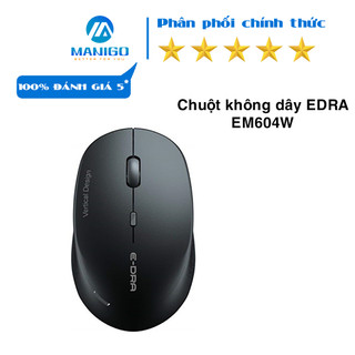 Chuột không dây Edra EM604W USB 1600 DPI - Hàng chính hãng bảo hành 2 năm