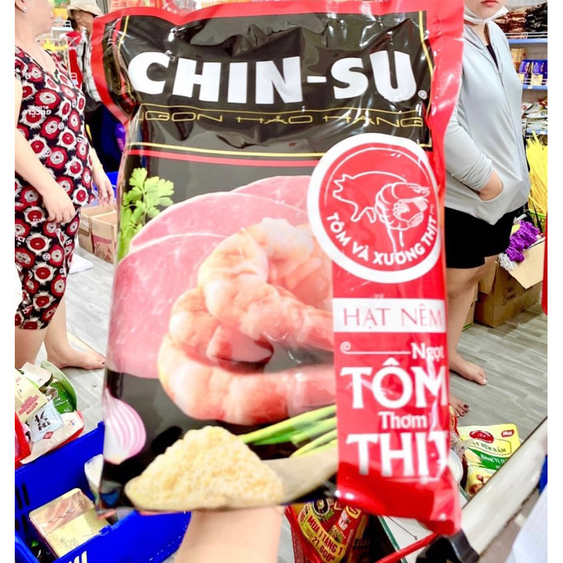hạt nêm Chinsu tôm thịt, bịch 2kg