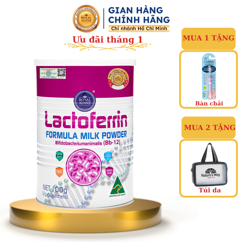 Sữa Bột Hoàng Gia Úc Lactoferrin Formula Milk BB