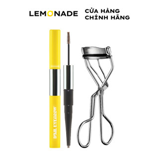 Combo Chì kẻ mày 2 đầu Dual Eyebrow 2.75g và Kẹp mi cong lâu 22g