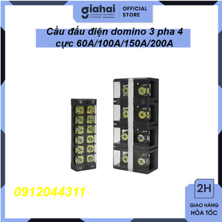Cầu đấu điện 3 pha 4 cực 60a/100a/150a/200a tbd34