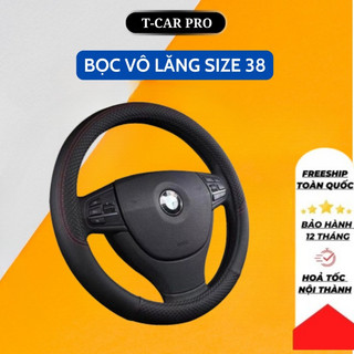 Bọc Vô Lăng 💓𝐅𝐑𝐄𝐄 𝐒𝐇𝐈𝐏 💓 Da Cao Cấp Mềm Mịn - Phù Hợp Dòng Xe Size 38 Đủ Màu - BH 1 Năm - 1 Đổi 1 30 Ngày !