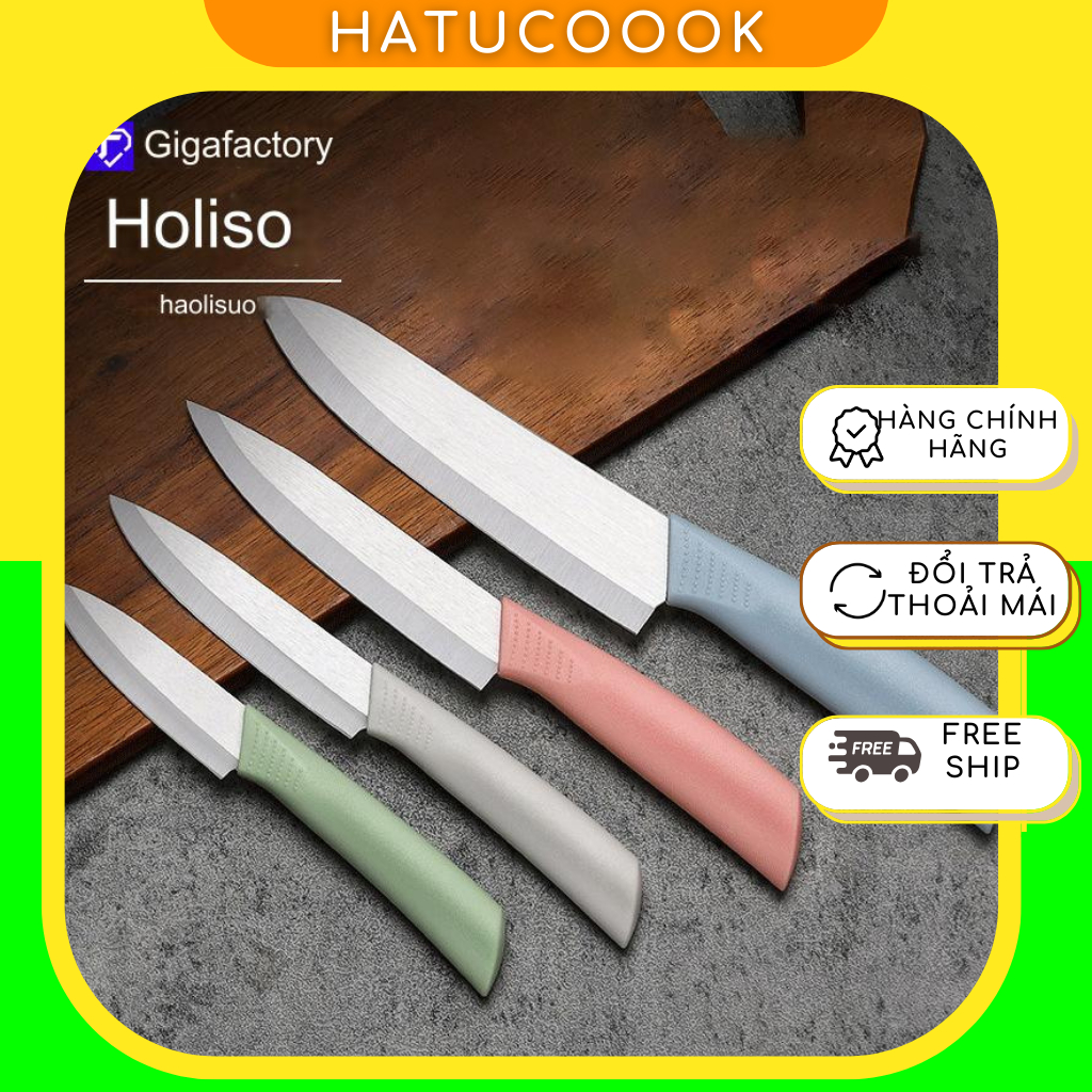Bộ dao nhà bếp, Dao bếp HATUCOOK chất liệu gốm sứ phong cách nhật bản,độ cứng cao ,có vỏ ngoài sang trọng