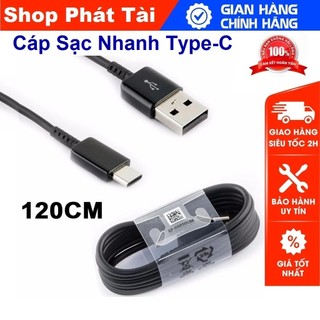 Cáp Sạc Type C Dành Cho Samsung Galaxy S8/S9/S9+/ Note 8/Note9 Màu Đen Bảo Hành 6 Tháng 1 Đổi 1