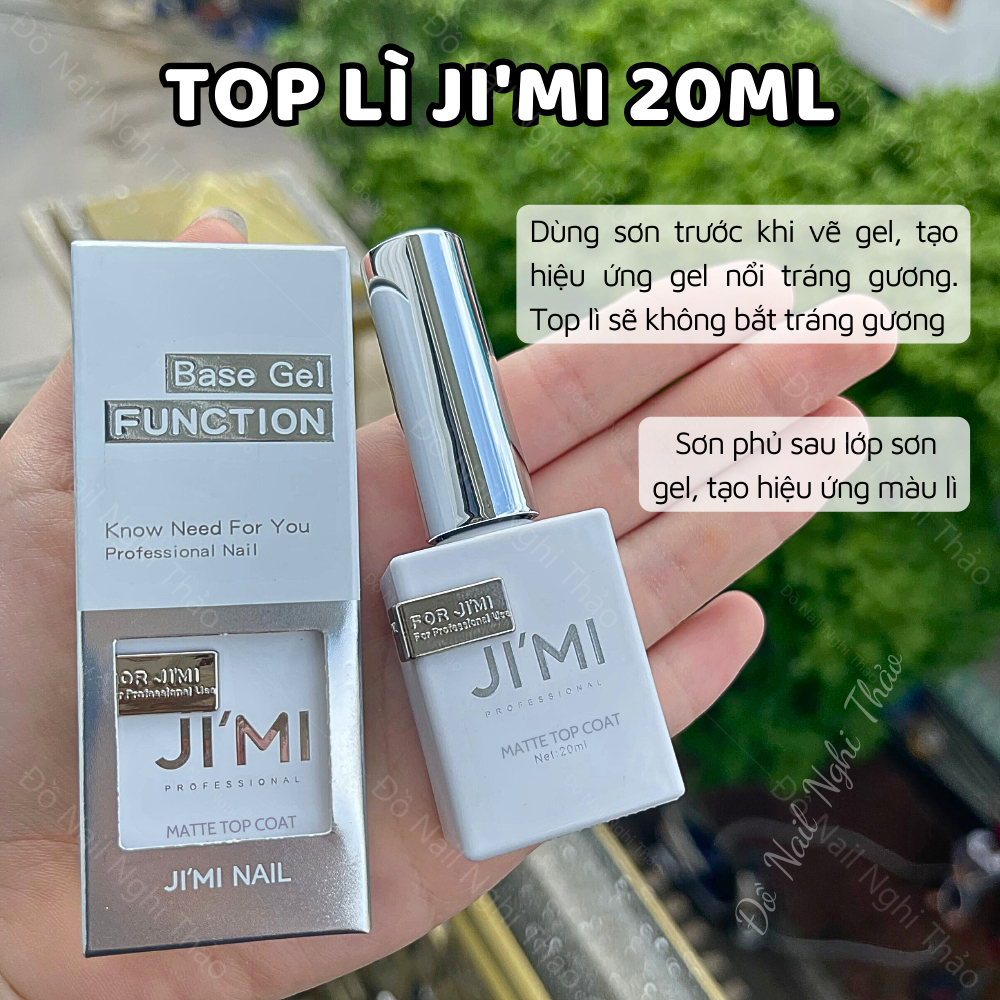 Top lì không lem JIMI 20ml cao cấp Nghi Thảo