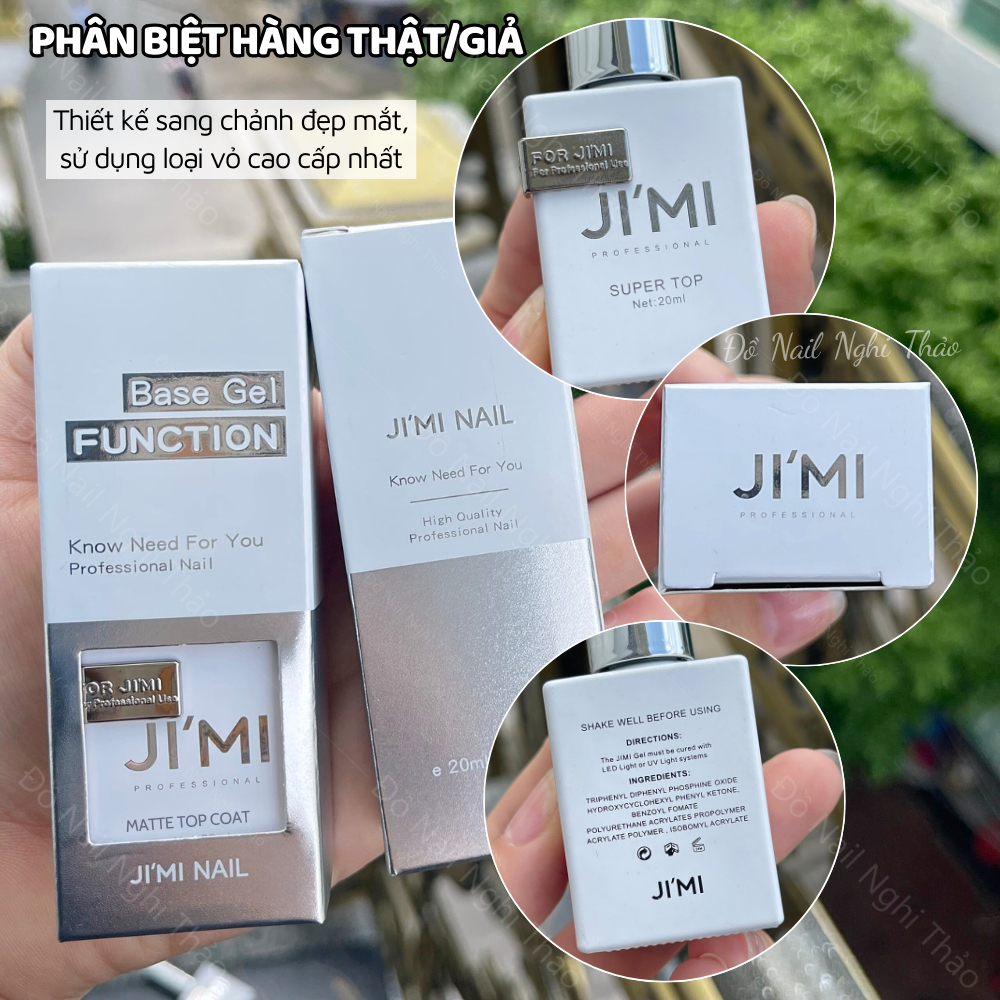 Top lì không lem JIMI 20ml cao cấp Nghi Thảo