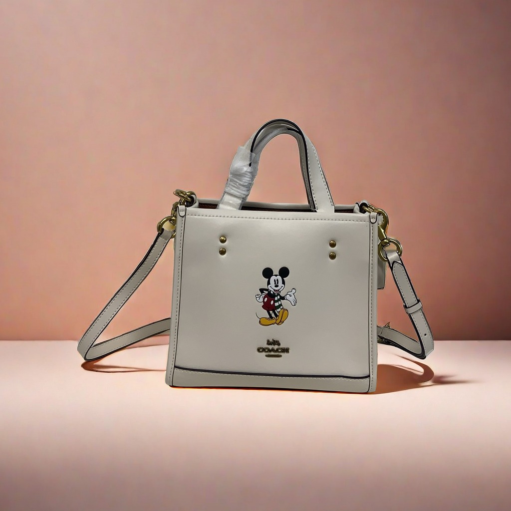 100% chính hãng （Miễn phí vận chuyển）Túi xách Coach X Disney CM843 Túi xách chéo