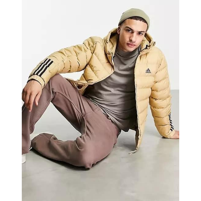 Adidas Itavic 3-Stripes Midweight Hooded Jacket sẵn size S L XL á
