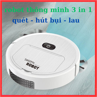  Robot quét nhà hút bụi lau nhà thông minh Máy Hút Bụi đa chức năng  Bảo Hành 12 Tháng 