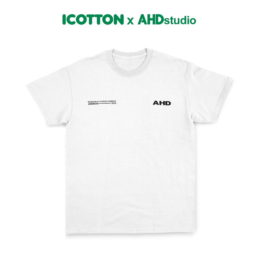 Áo thun icotton x AHD 250GSM hình SOCRATES DTG AT11