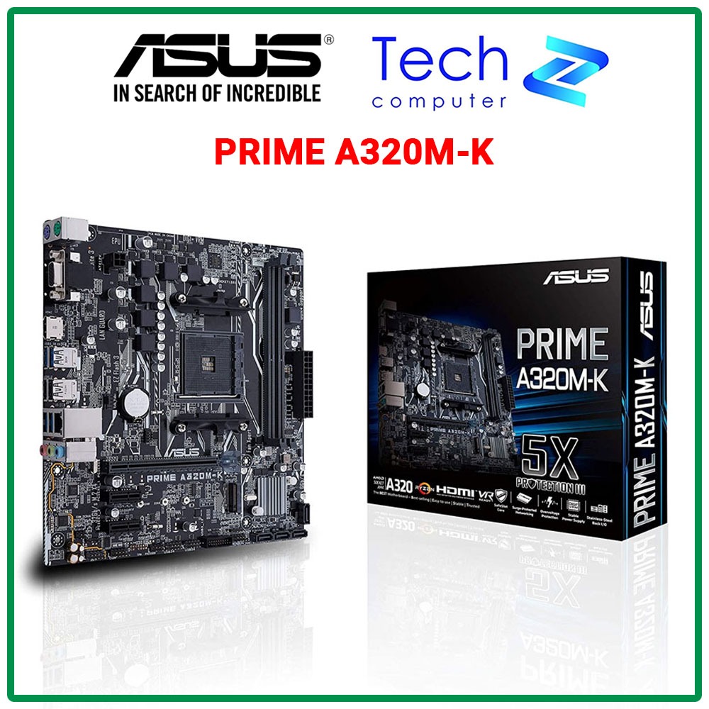Mainboard ASUS PRIME A320M K New Chính Hãng