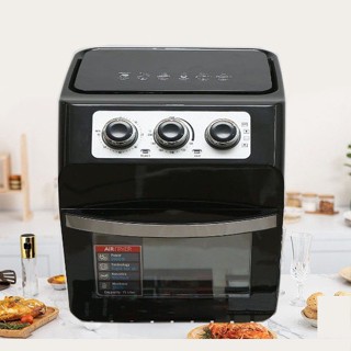 Nồi chiên không dầu 15L Q16 Điều khiển hiện đại, tích hợp menu 12 món, siêu khủng, có xiên quay