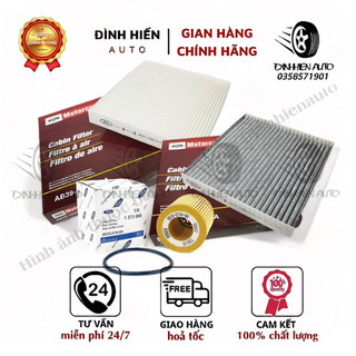 Lọc gió điều hoà + lọc nhớt, lọc dầu động cơ Ford Ranger, Everest, Raptor, Mazda BT50
