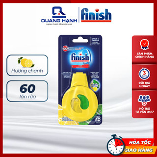 Tinh dầu treo khử mùi máy rửa bát Finish 4ml hương chanh nhập khẩu châu âu