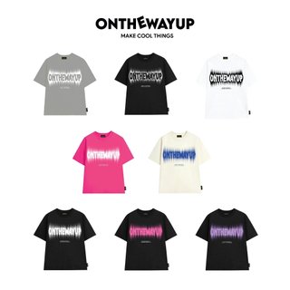Áo thun cổ tròn nam nữ Blurry ONTHEWAYUP Premium cotton 100% in phồng 3D Unisex Menswear