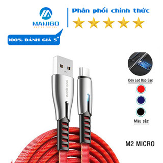 Dây cáp sạc nhanh micro cho điện thoại android Rockspace M2 hàng chính hãng bảo hành 12 tháng lỗi 1 đổi 1