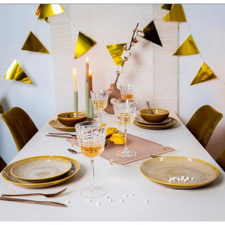 [MADE IN FRANCE] SET 6 LY VANG PHA LÊ CRISTAL D’ARQUES