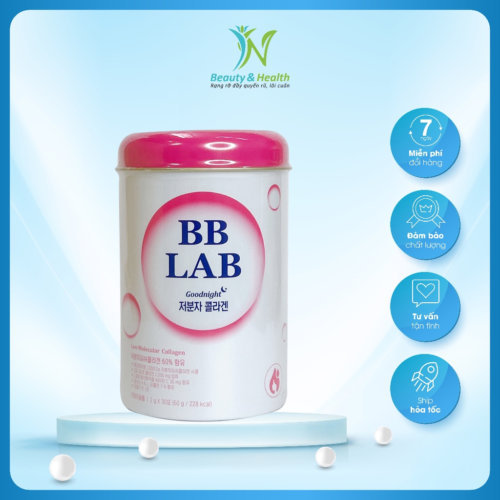 Bột uống đẹp da collagen BB LAB chuẩn Hàn Quốc- TN Beauty