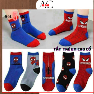 Tất trẻ em hình siêu nhân T102 set 5 đôi