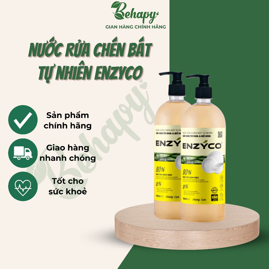 Nước rửa chén bát Enzyco 480ml