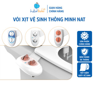 Vòi Xịt Vệ Sinh Series HIKA BIDET Thông Minh Gắn Bồn Cầu Lạnh Xịt Rửa Hậu Môn Và Vệ Sinh Cho Phụ Nữ 3 Màu BH 36 Tháng