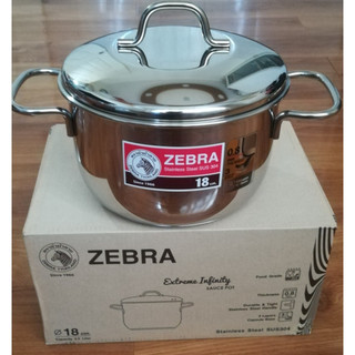 Nồi 3 Đáy Inox Zebra Thái Lan  Extreme Infinity Sử Dụng Bếp Từ 18cm 2,5 lít 162286