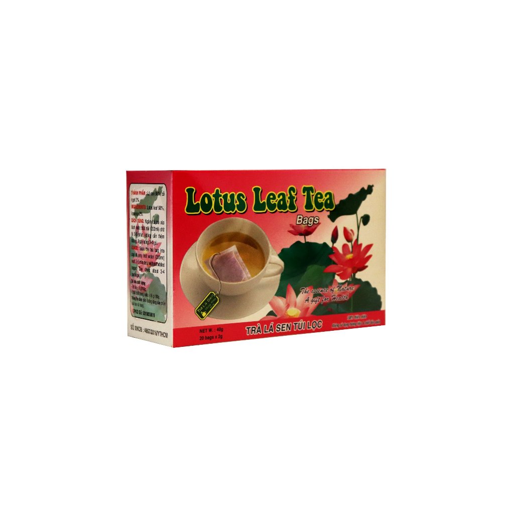 Trà Lá Sen Cao Cấp 40gr/ LOTUS TEA BAGS 40GR