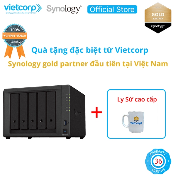 Thiết bị lưu trữ NAS Synology DS1522+ - Hàng chính hãng