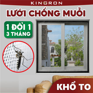 Lưới chống muỗi lưới sợi thủy tinh ngăn chặn côn trùng chống bụi, tấm màn chặn khói bụi vào nhà KINGRON