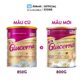 Combo 2 Sữa bột dành cho người bị tiểu đường Glucerna Abbott 850g/800g/lon