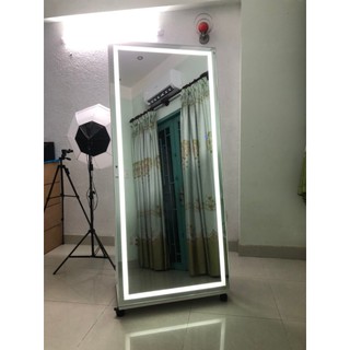 90x183cm Gương soi toàn thân đèn led AAArealhome SML Gương toàn thân viền siêu mỏng 5mm