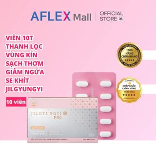 Viên chăm sóc toàn diện vùng kín Jilgyungyi 10 T pro giảm ngứa, dưỡng ẩm, khử mùi hôi 10 viên