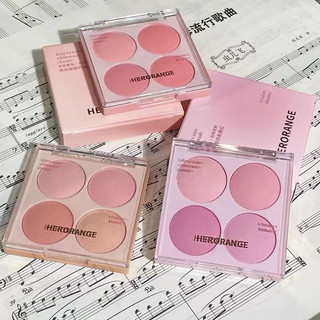 Phấn má hồng HERORANGE 4 màu