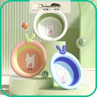 Chậu rửa mặt gấp gọn cho bé tiện lợi nhiều màu sắc - chậu gấp gọn, chậu rửa mặt đa năng