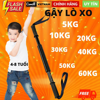 Gậy lò xo 5kg cho trẻ em bé - thanh lò xo tập cơ tay cho trẻ em 5kg 7kg 10kg 20kg 30kg 40kg 50kg 60kg