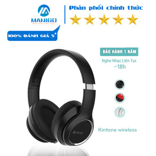Tai nghe chụp tai headphone buetooth không dây DEVIA Kington series có mic nghe nhạc liên tục 18H Hàng chính hãng
