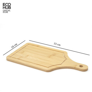 Thớt Tre Ecohub - Thớt Tre decor kháng khuẩn cao cấp để bánh mì, đế piza, cắt thái nhẹ...