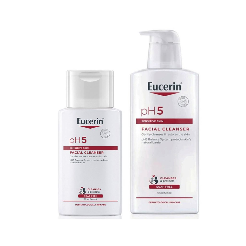 (Date 5/26) Sữa Rửa Mặt Da Nhạy Cảm Eucerin PH5 Facial Cleanser 400ml
