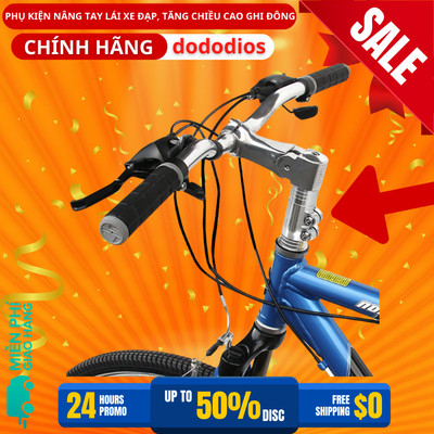 Bộ Nối Tăng Chiều Cao Ghi Đông Xe Đạp Dododios Hợp Kim Nhôm Dễ Lắp Đặt - Nâng Tay Lái Xe Hàng Chính Hãng