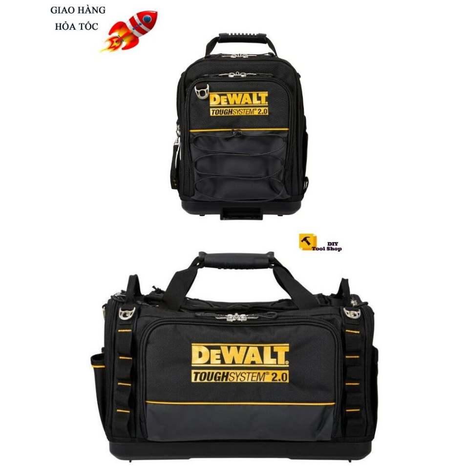 Túi đồ nghề ngang và túi đứng cao cấp Dewalt ToughSystem 2.0 DWST83522-1 DWST83524 (Giá 1 sản phẩm theo phân loại)- Chí