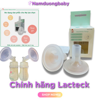 Phễu lacteck, phễu hút sữa silicon lacteck baby motion chính hãng