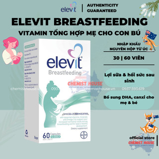 [Hàng Chuẩn ÚC] Elevit Breastfeeding - Viên uống lợi sữa vitamin tổng hợp phục hồi cho mẹ sau sinh và cho con bú